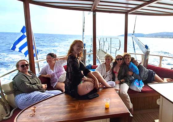 Private cruises at Paros and Antiparos with Galatea boat